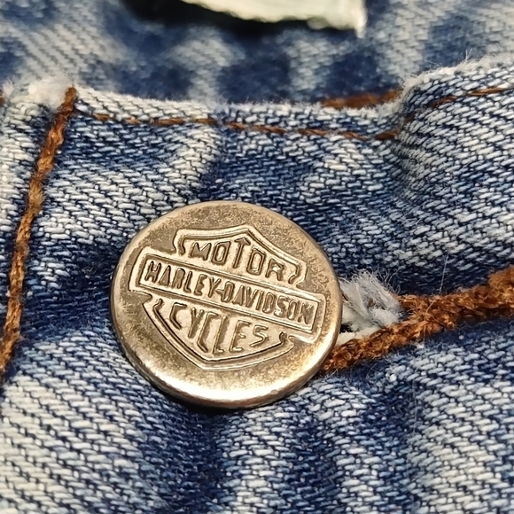 Harley-Davidson Men's Blue Denim Jean Size 38X30 - Picture 7 of 15